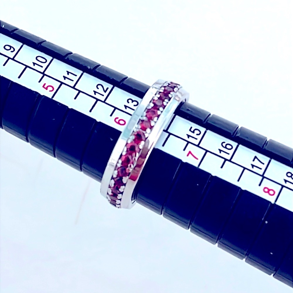 Garnet 14KGP Ring